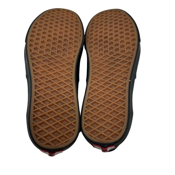 Vans Mens 9 Authentic Low-Top Casual Sneakers Black Canvas Shoes - Picture 5 of 13